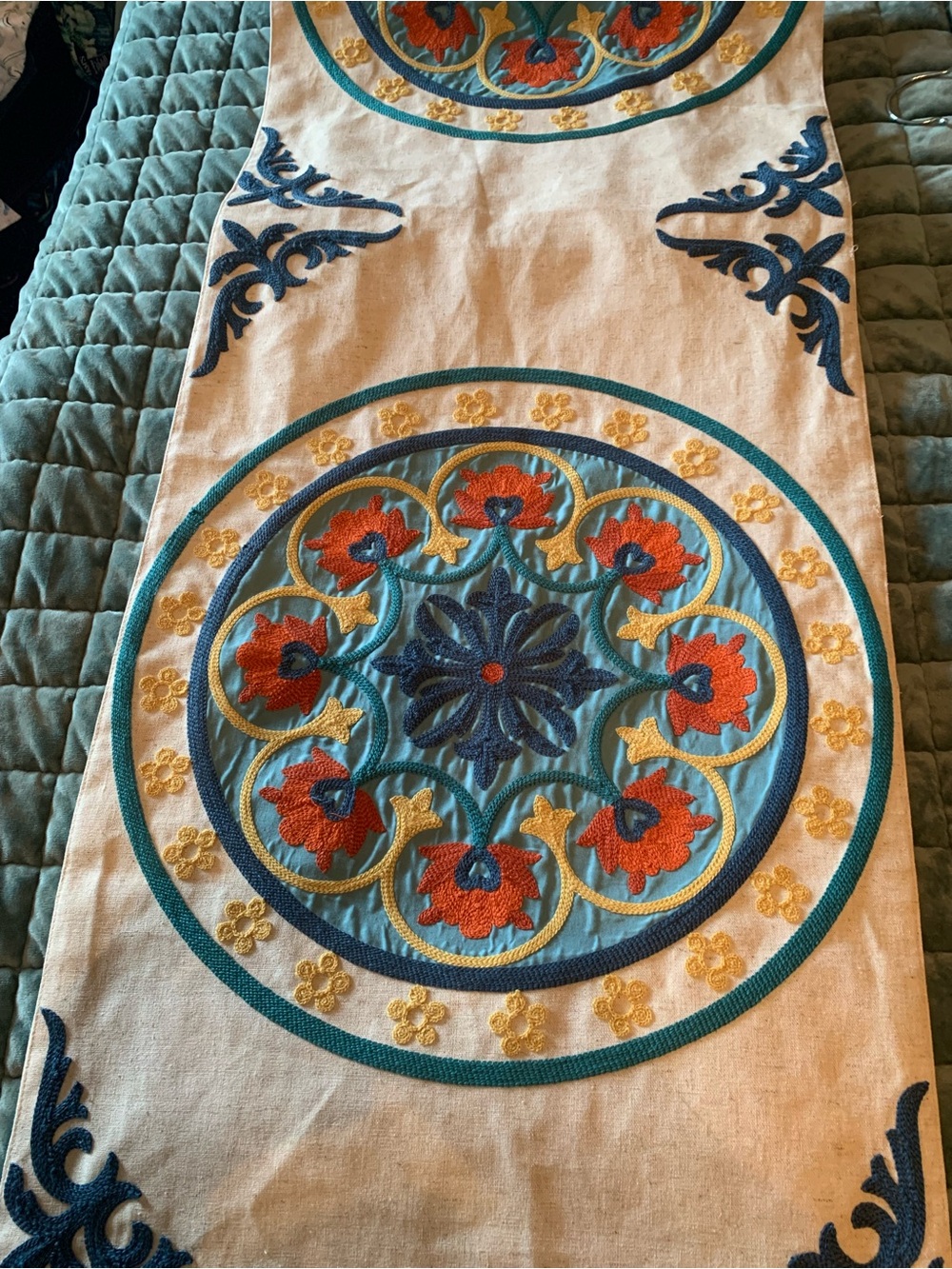 Pier 1 Imports Table Runner Embroidered